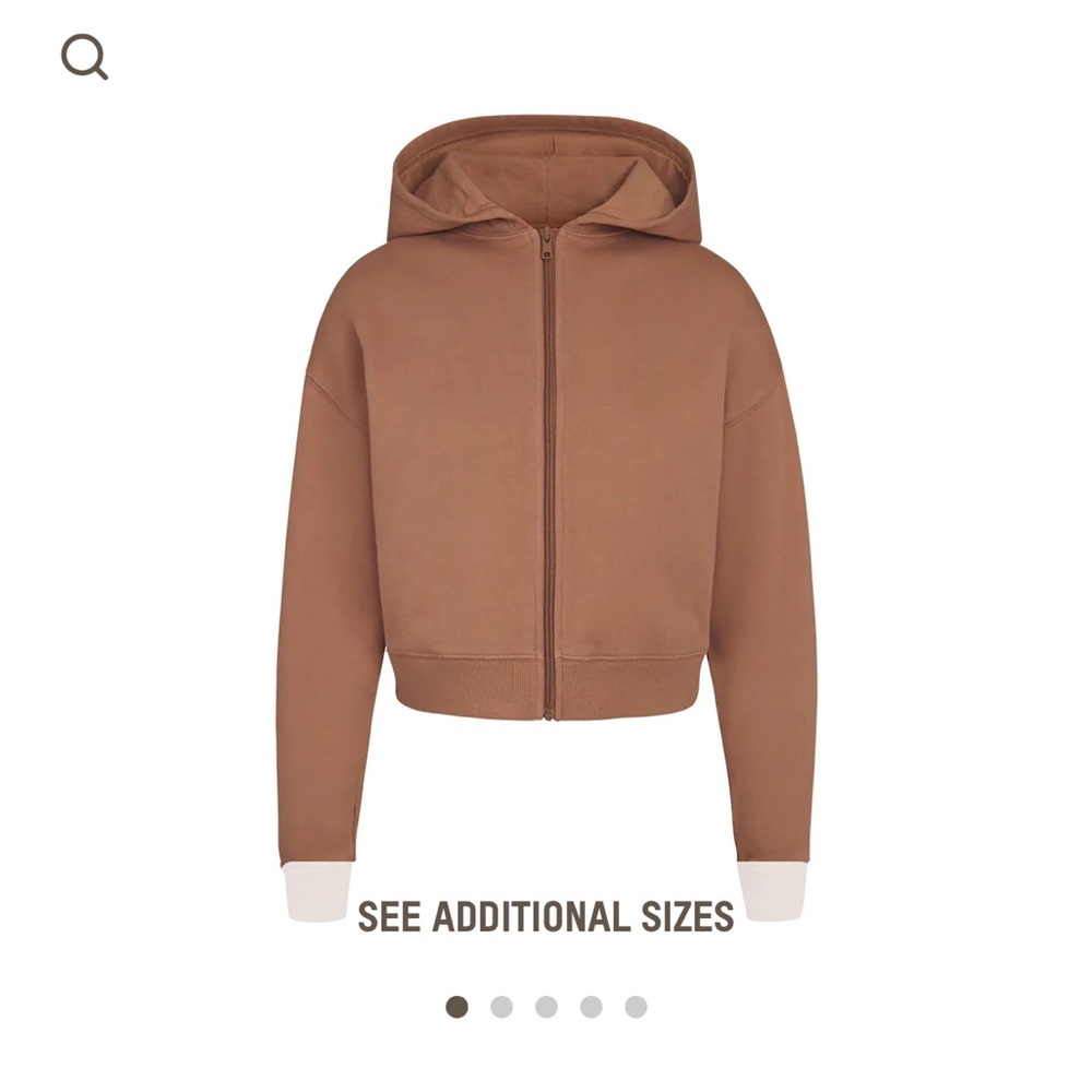 Skims Zip up hoodie